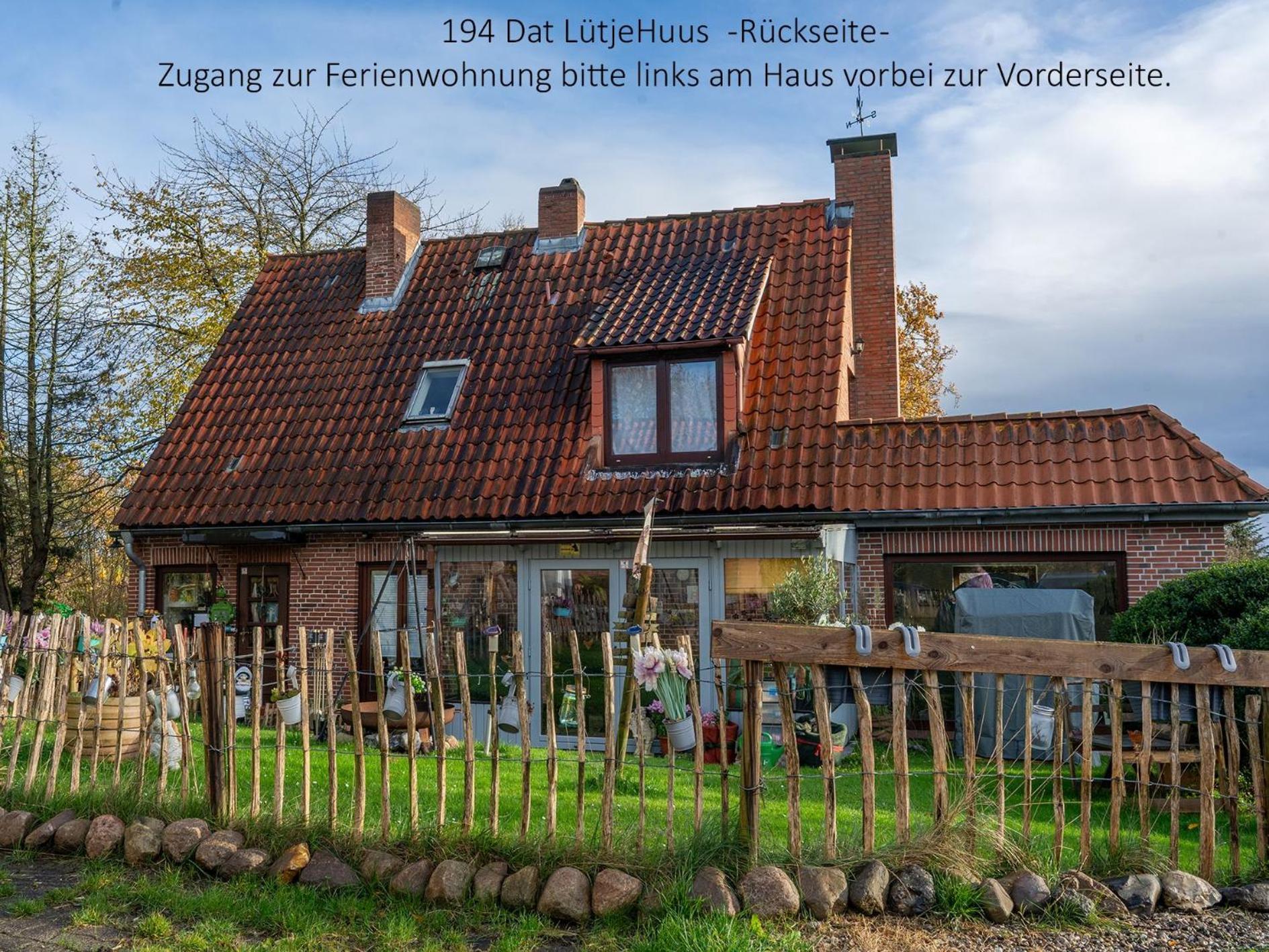 194 Fewo Dat Luetjehuus Mit Dachterrasse Im Ersten Stock Lütjenburg 外观 照片